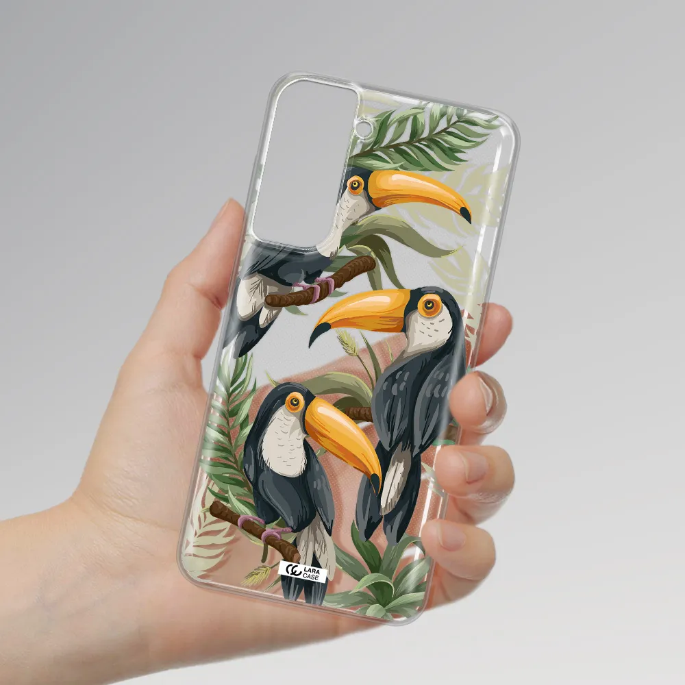 Tropical Bird Samsung S21 Fe Clear Tpu Case