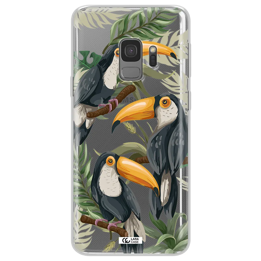 Tropical Bird Samsung S9 Clear TPU Case