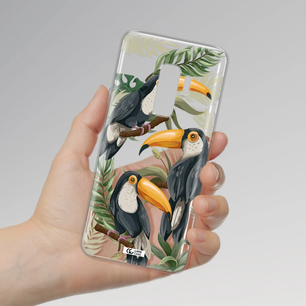 Tropical Bird Samsung S9 Plus Clear TPU Case