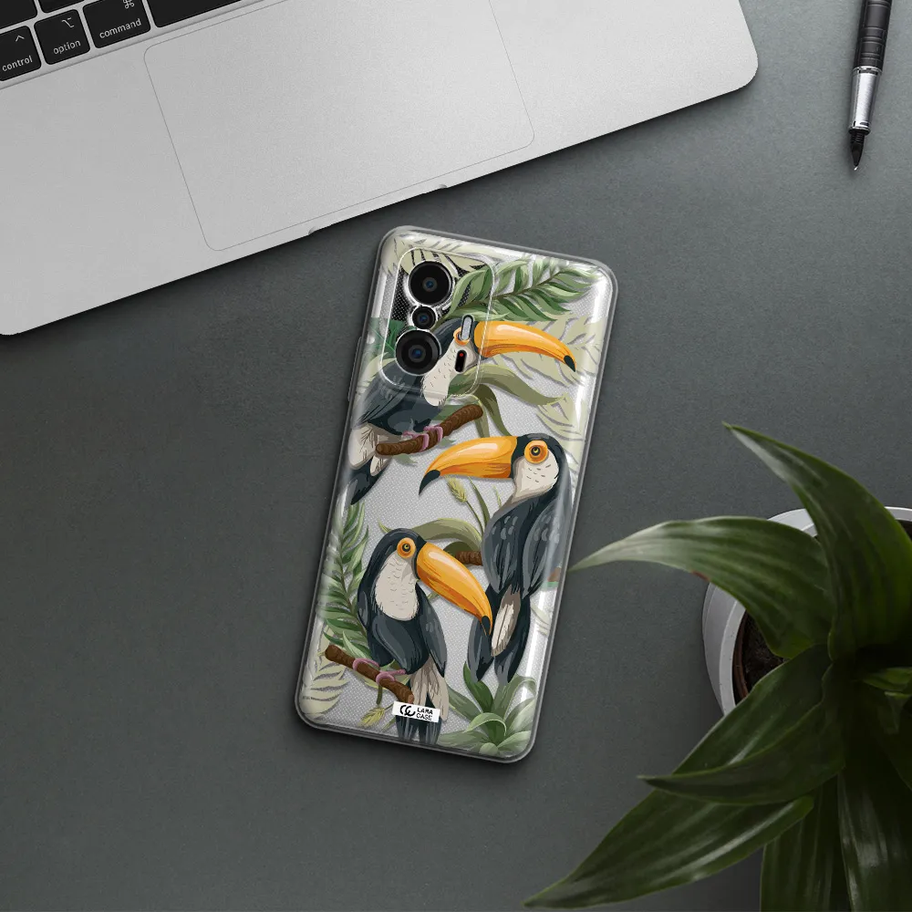Tropical Bird Xiaomi 11T Clear Tpu Case