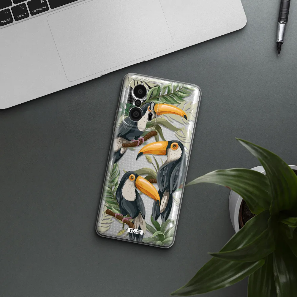 Tropical Bird Xiaomi 11T Pro Clear Tpu Case