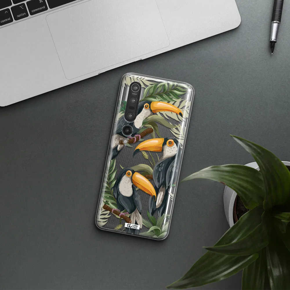 Tropical Bird Xiaomi Mi 10 Pro Clear TPU Case