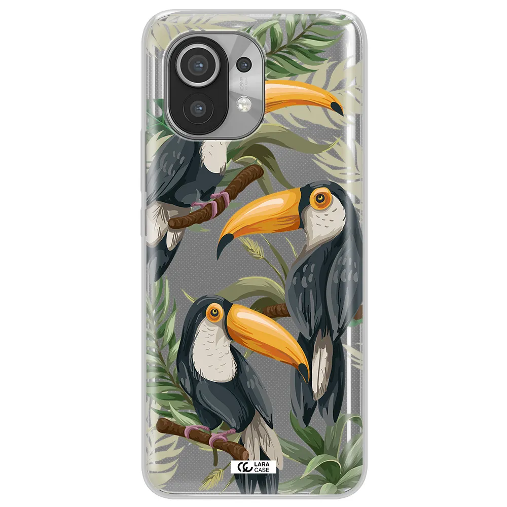 Tropical Bird Xiaomi Mi 11 Clear TPU Case