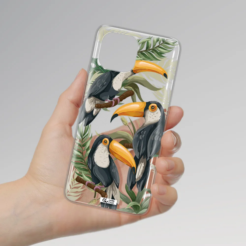 Tropical Bird Xiaomi Mi 11 Lite Clear TPU Case
