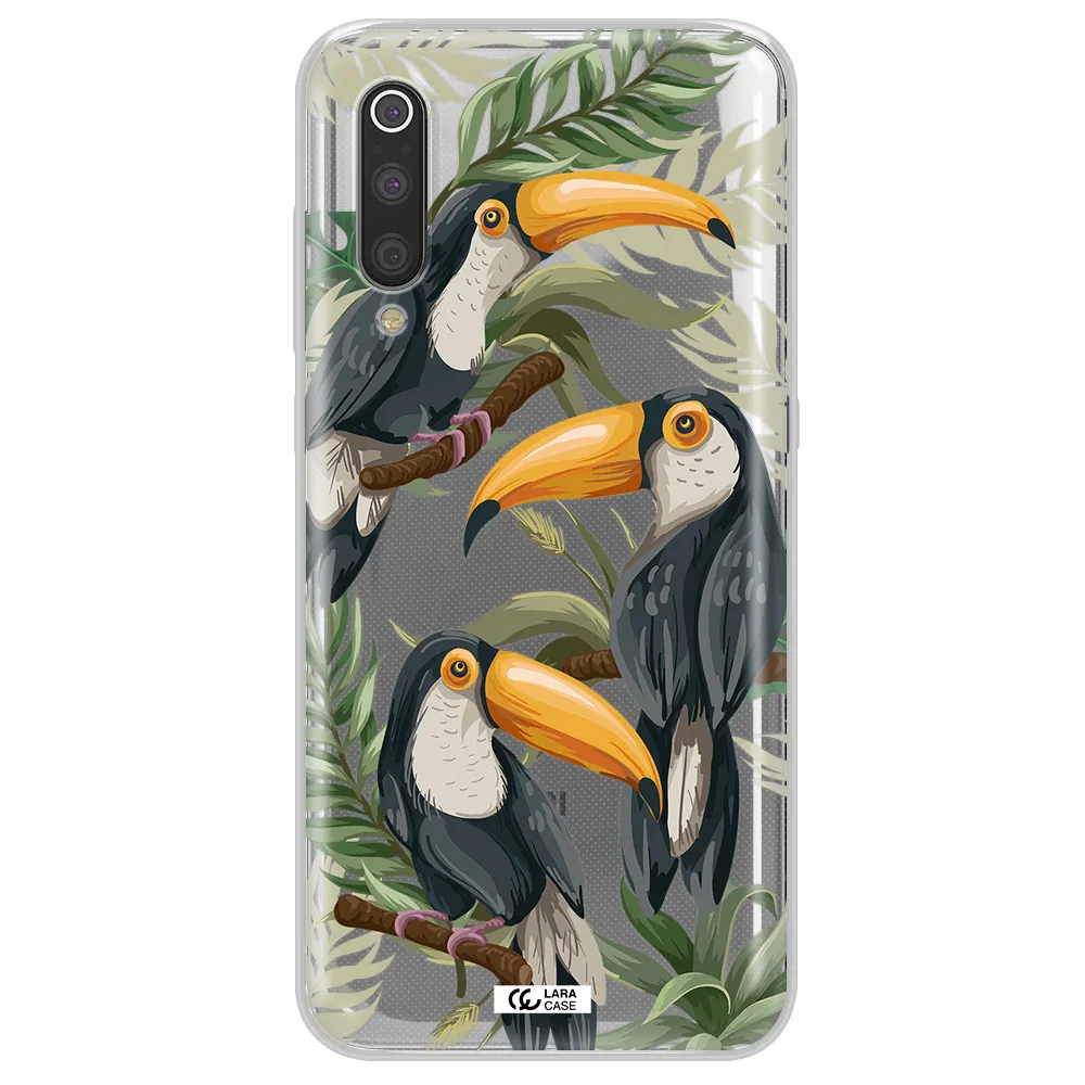 Tropical Bird Xiaomi Mi 9 Clear TPU Case