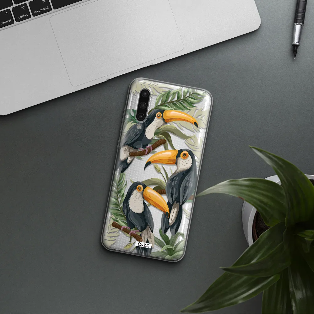 Tropical Bird Xiaomi Mi 9 Lite Clear Tpu Case