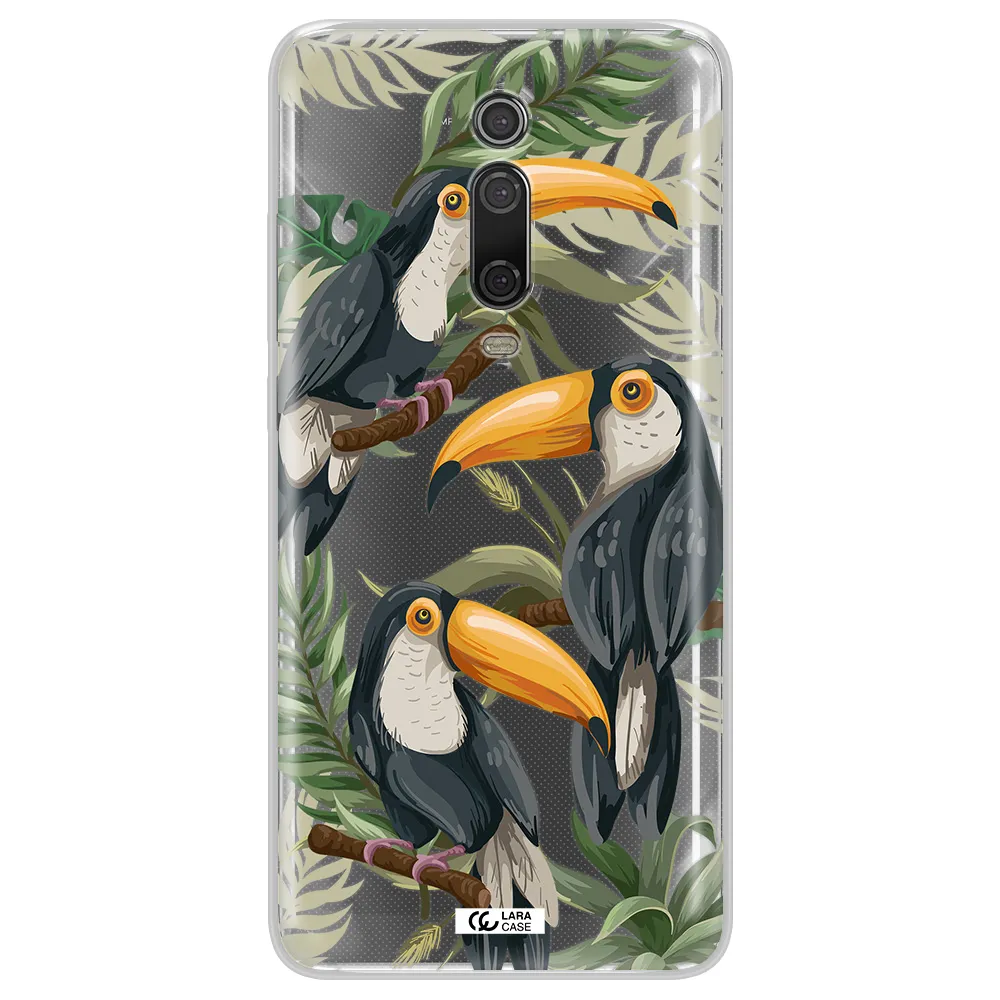 Tropical Bird Xiaomi Mi 9T Clear TPU Case
