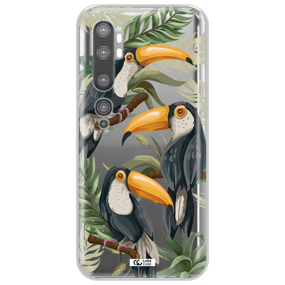 Tropical Bird Xiaomi Mi Note 10 Clear TPU Case