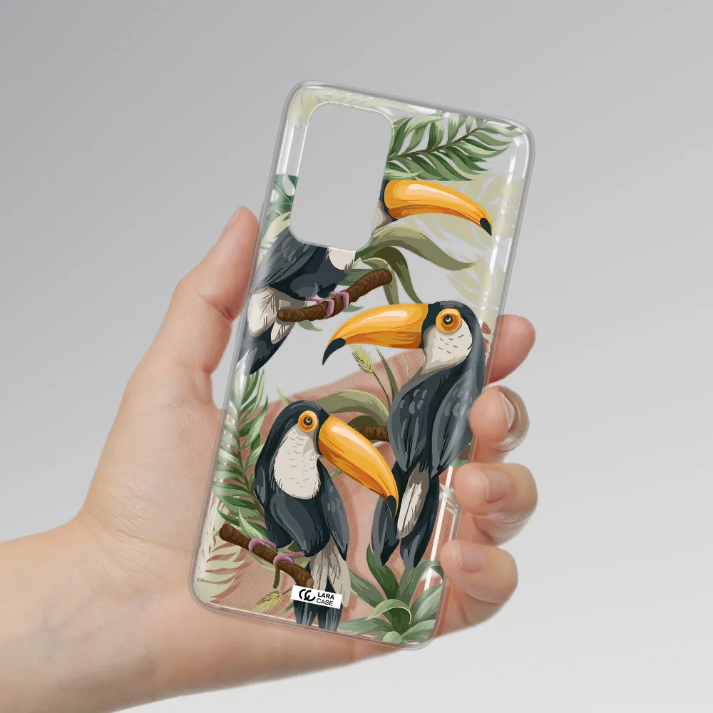 Tropical Bird Xiaomi Note 10 Pro Clear TPU Case