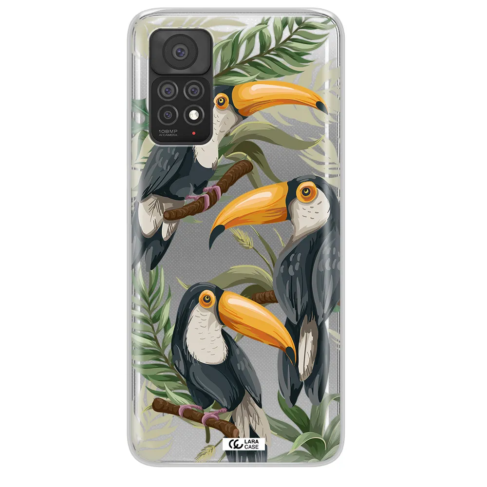 Tropical Bird Xiaomi Note 11 Pro Clear TPU Case
