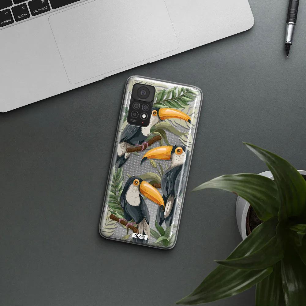 Tropical Bird Xiaomi Note 11 Pro Clear TPU Case
