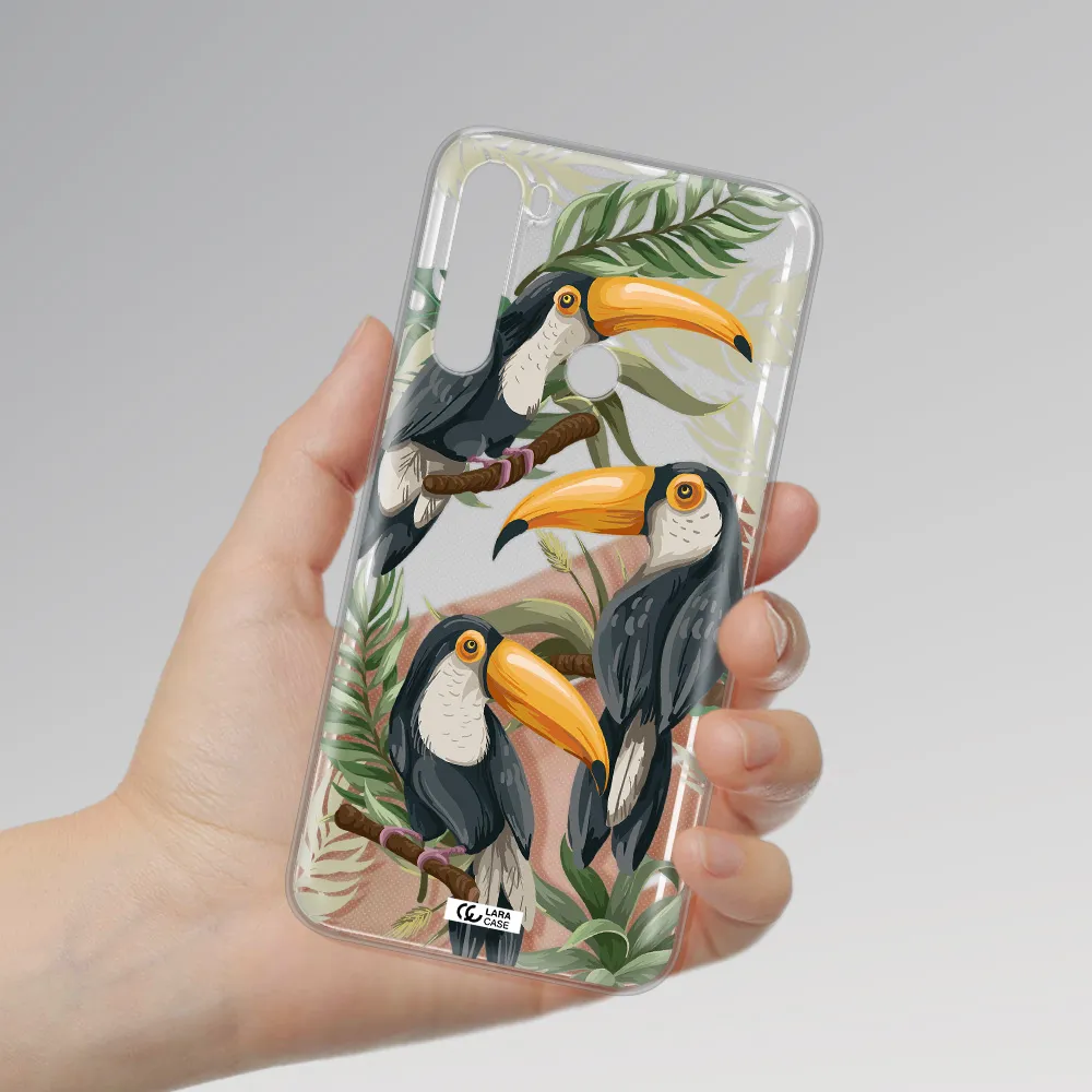 Tropical Bird Xiaomi Note 8 Clear TPU Case