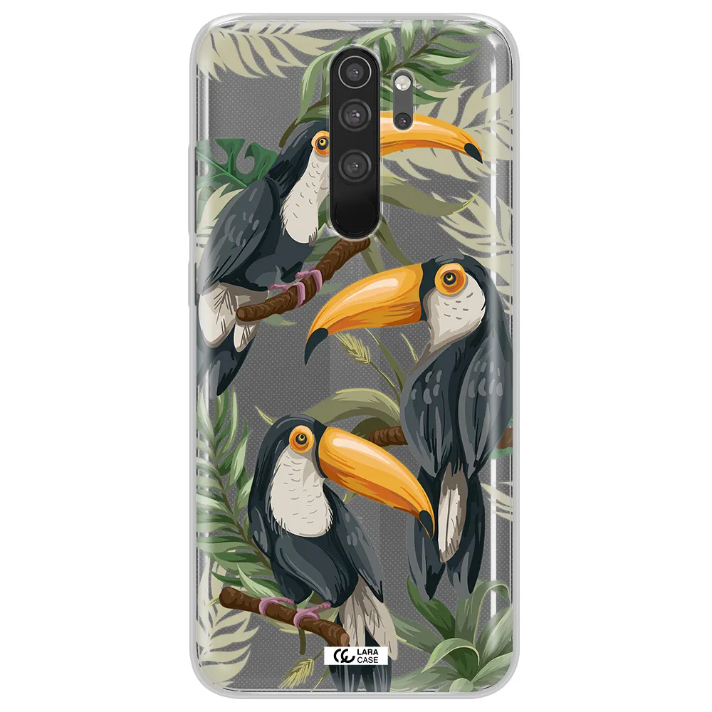 Tropical Bird Xiaomi Note 8 Pro Clear TPU Case
