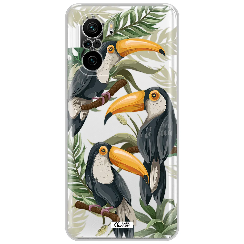 Tropical Bird Xiaomi Poco F3 Clear Tpu Case