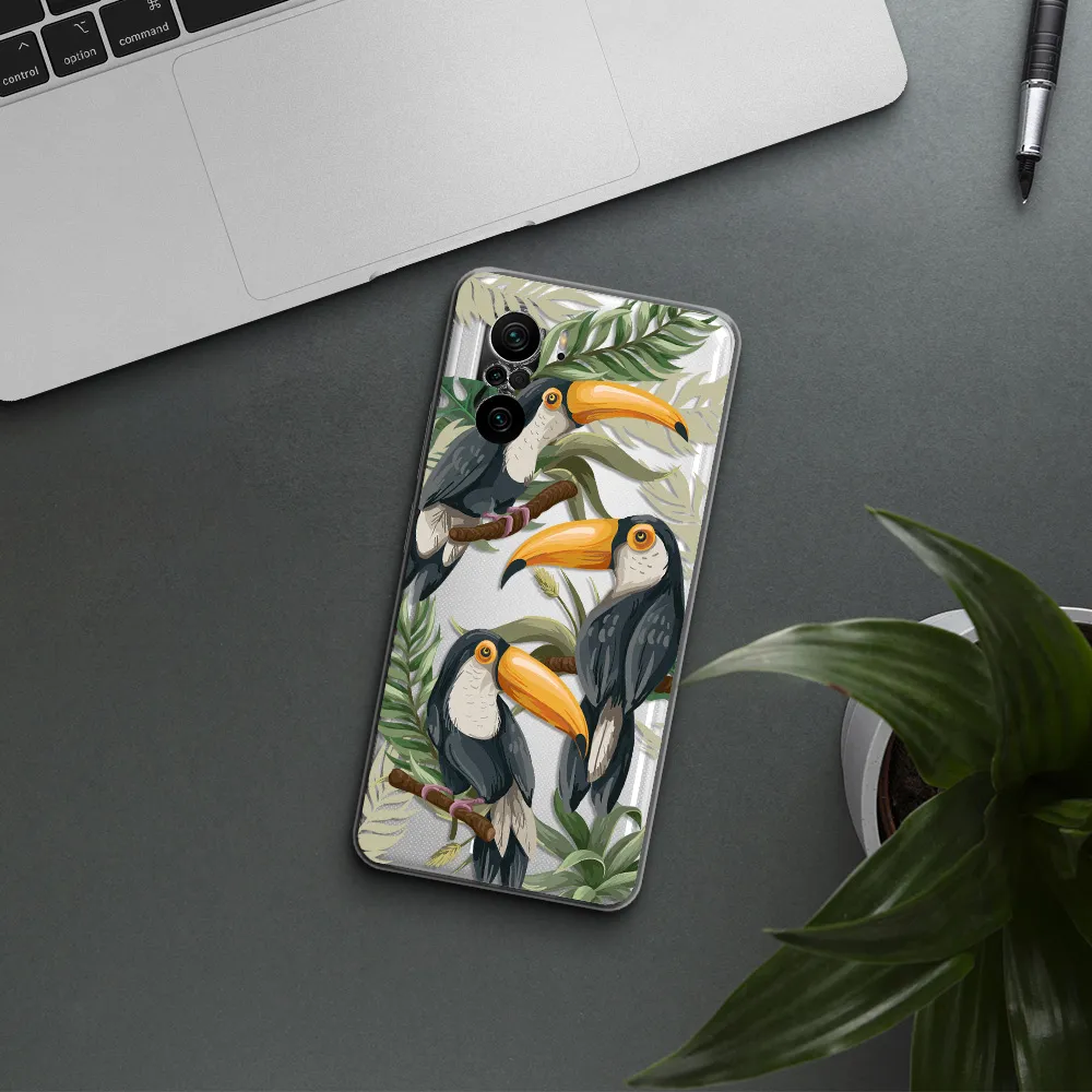 Tropical Bird Xiaomi Poco F3 Clear Tpu Case