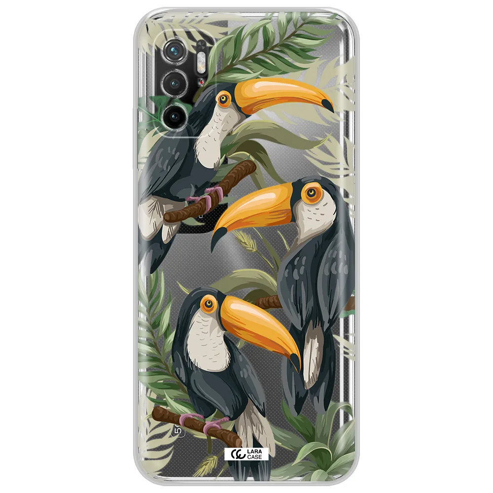 Tropical Bird Xiaomi Poco M4 Pro 5G Clear Tpu Case