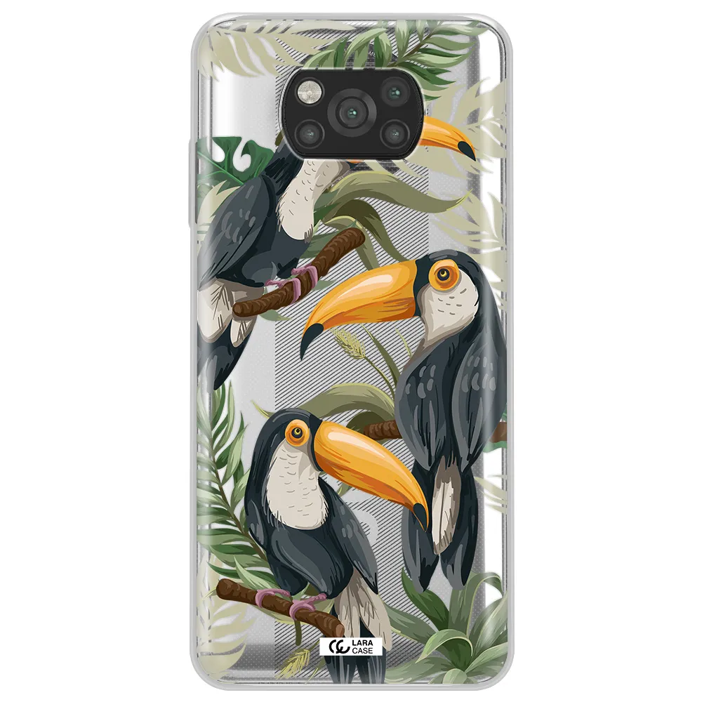 Tropical Bird Xiaomi Poco X3 Clear TPU Case