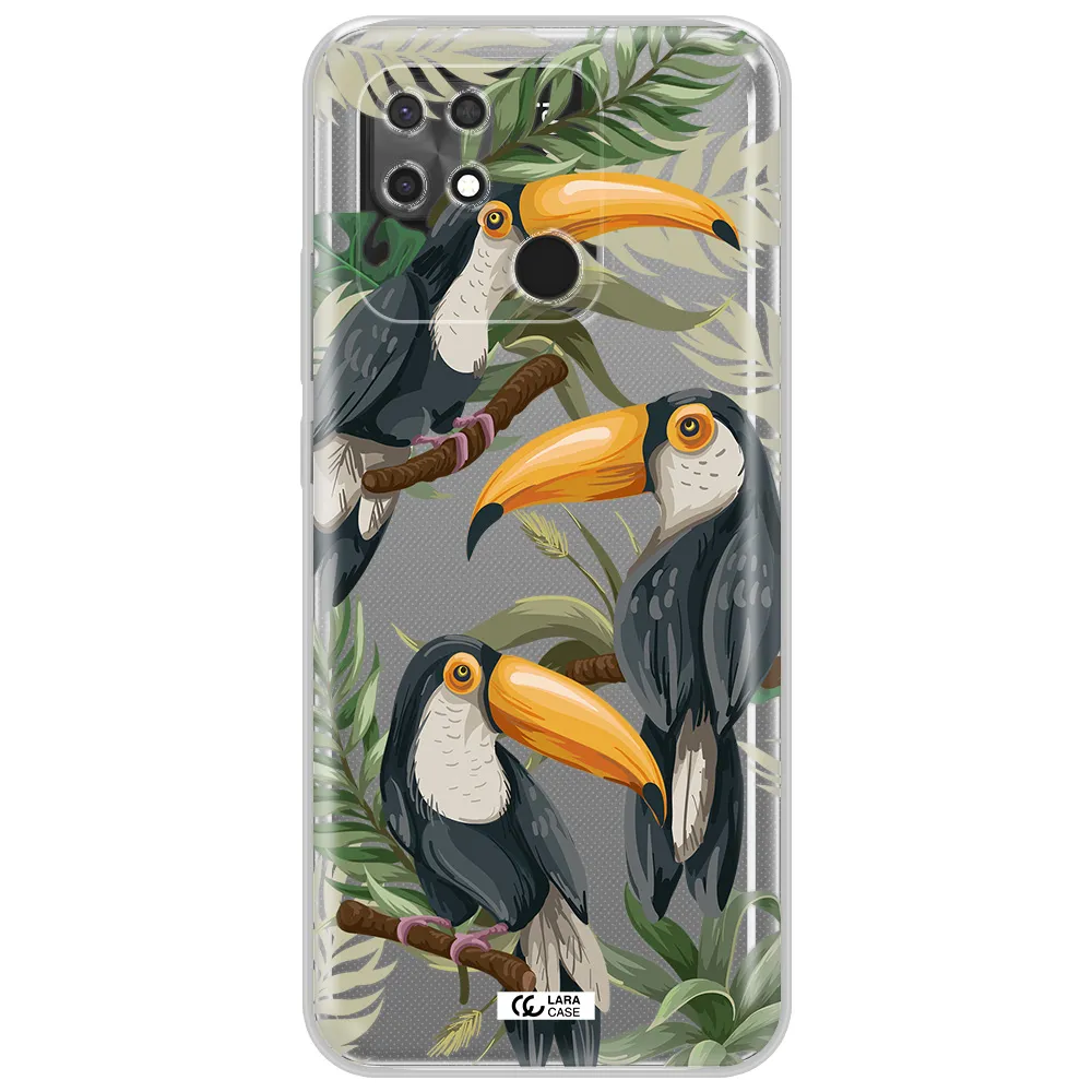 Tropical Bird Xiaomi Redmi 10C Clear TPU Case