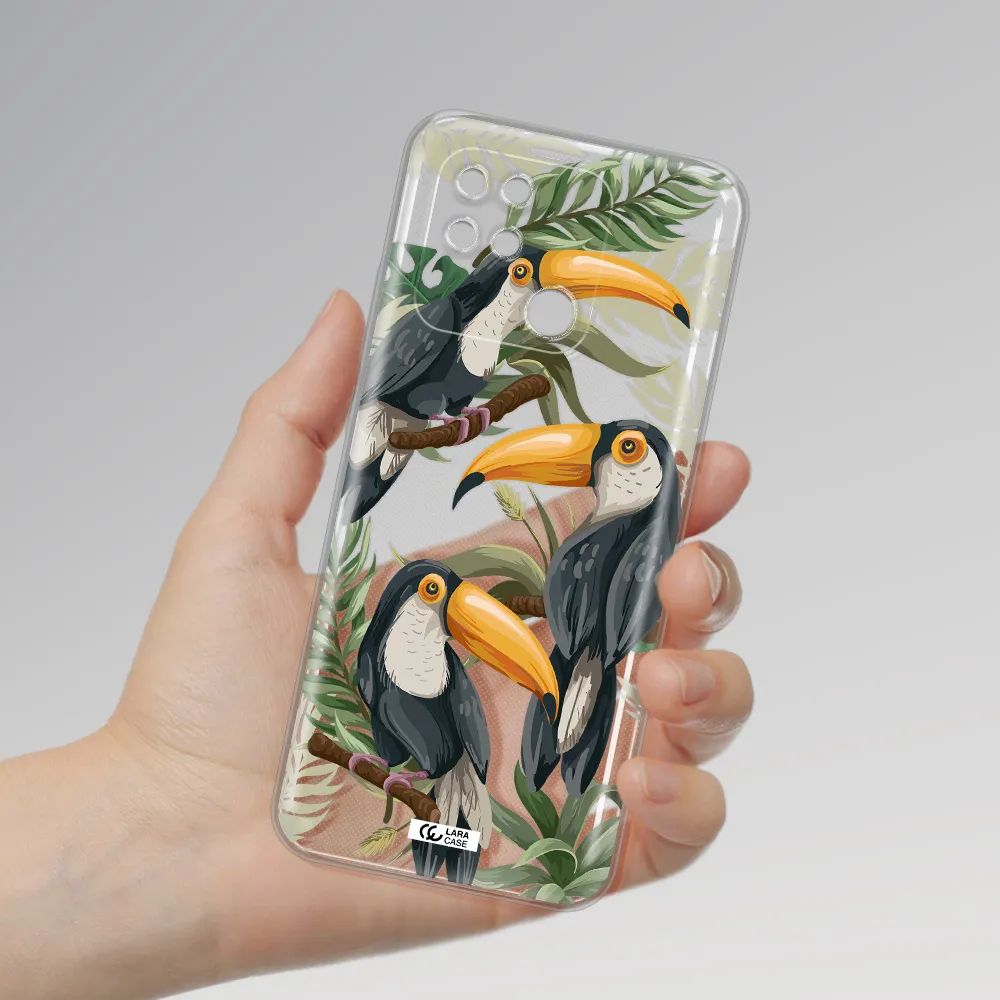 Tropical Bird Xiaomi Redmi 10C Clear TPU Case