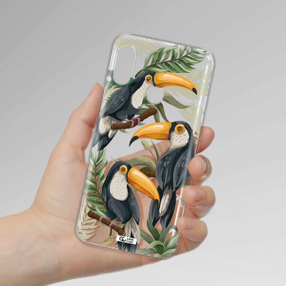 Tropical Bird Xiaomi Redmi 6 Pro Clear TPU Case