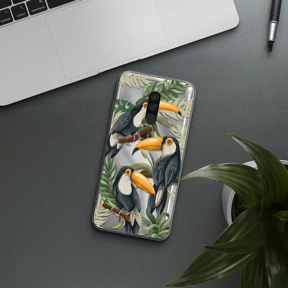 Tropical Bird Xiaomi Redmi 8 Clear Tpu Case