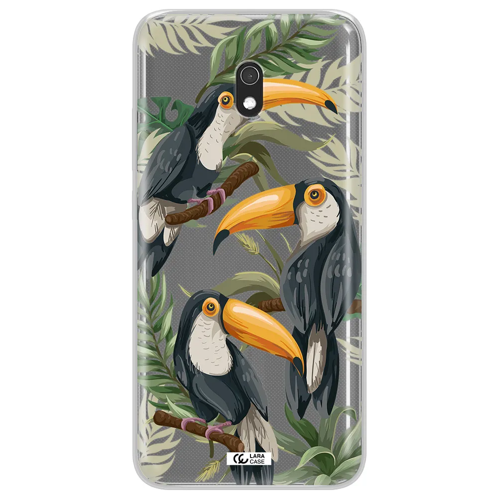 Tropical Bird Xiaomi Redmi 8A Clear TPU Case
