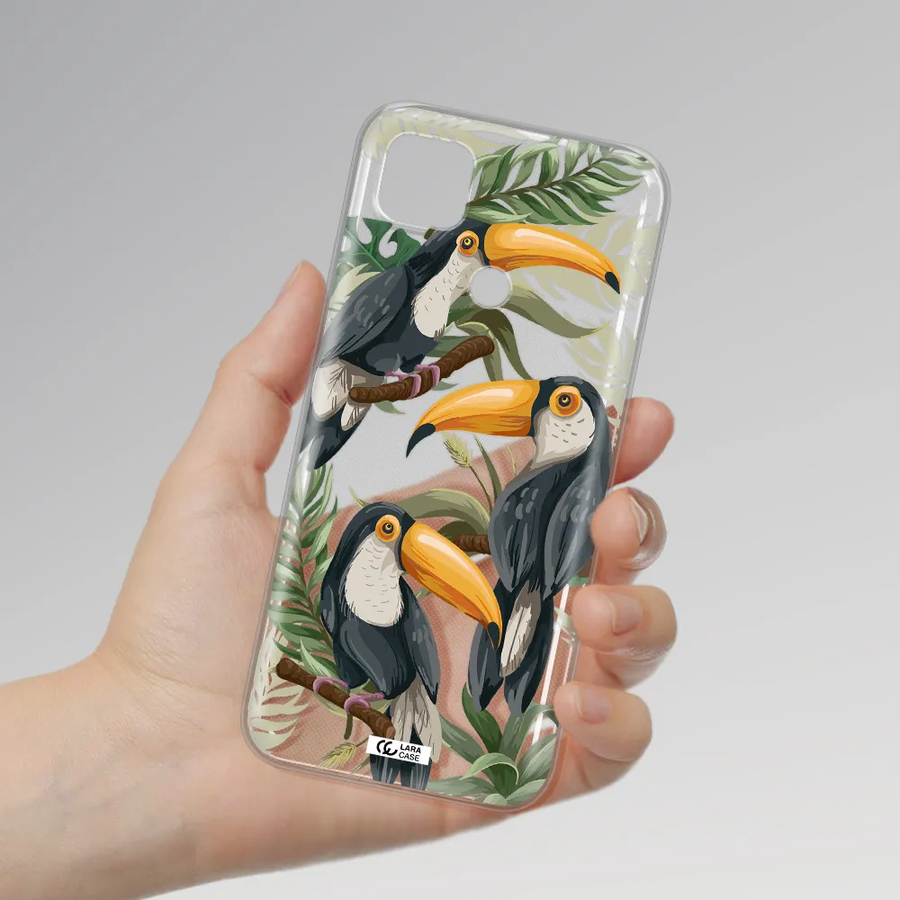 Tropical Bird Xiaomi Redmi 9C Clear TPU Case