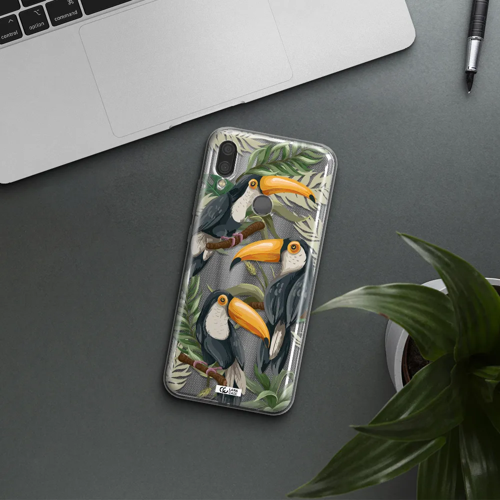 Tropical Bird Xiaomi Redmi Note 7 Clear TPU Case