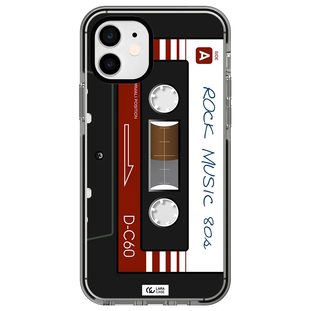 Ruck Music Cassette Apple iPhone 11 impact black border Case