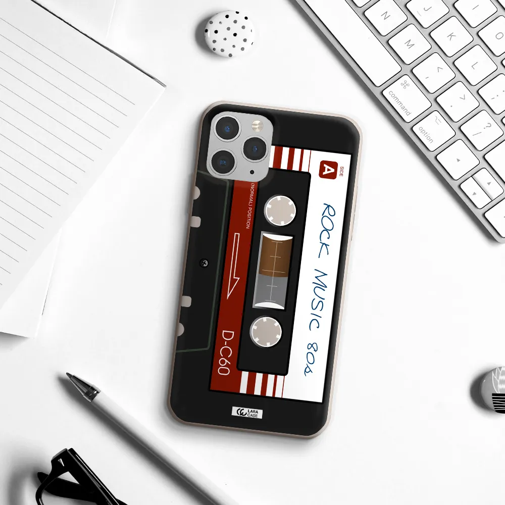 Ruck Music Cassette Apple iPhone 11 pro max Silicone Stone Case