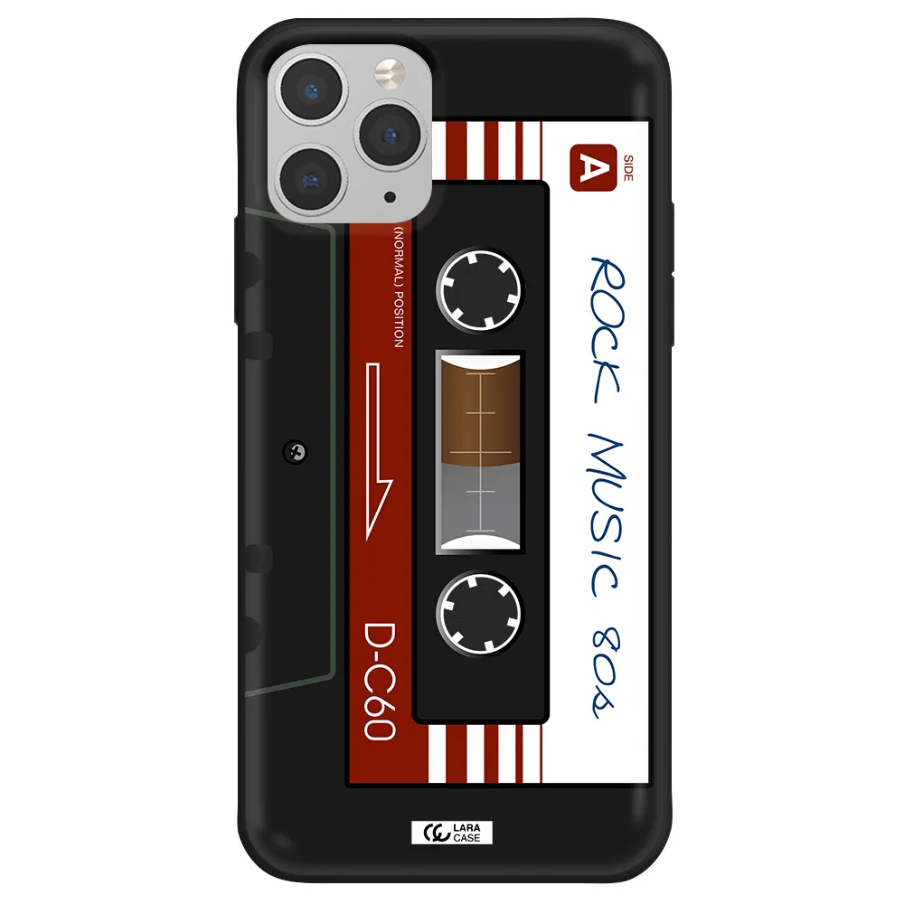 Ruck Music Cassette Apple iPhone 11 pro Silicone black Case