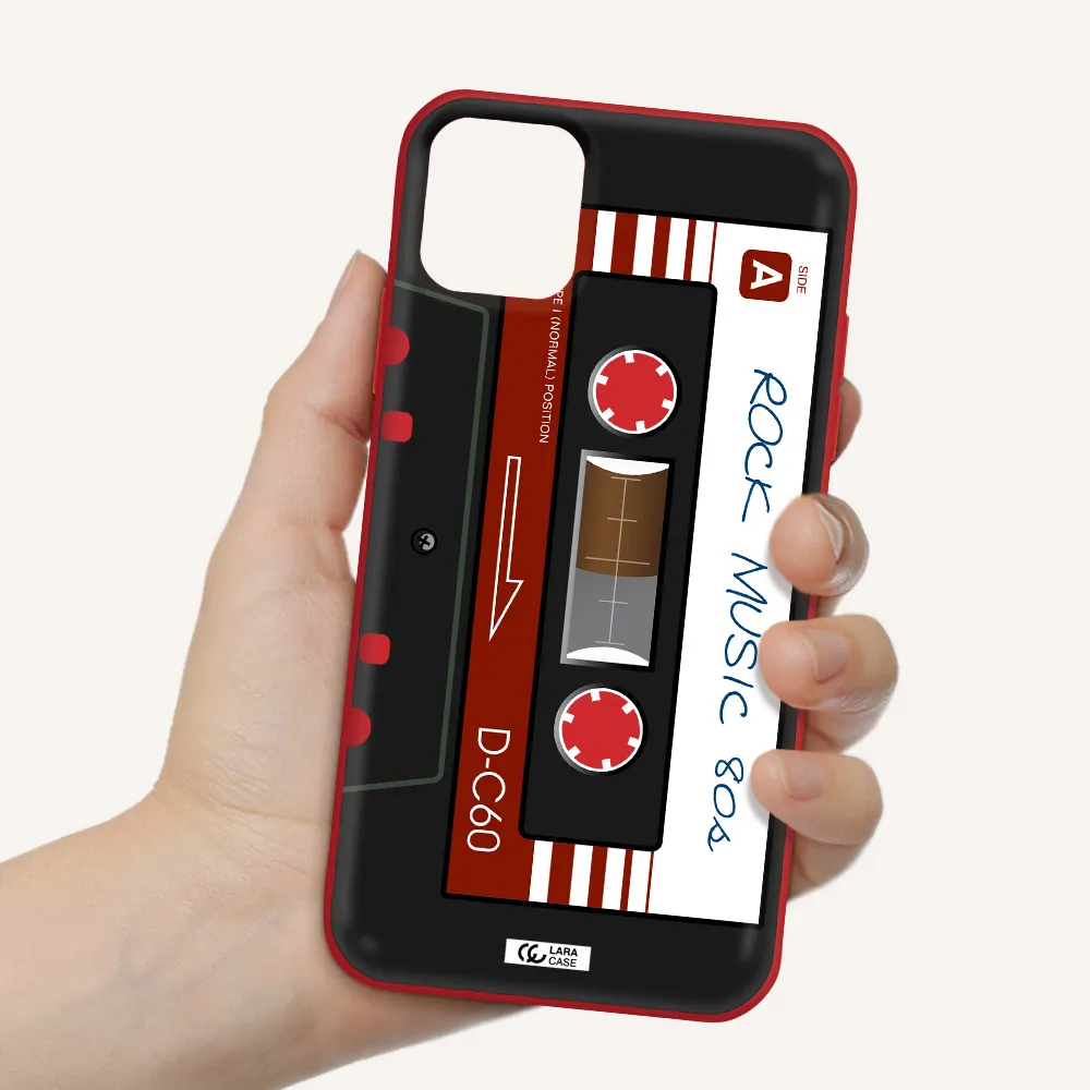 Ruck Music Cassette Apple iPhone 11 Silicone Imperial Red Case