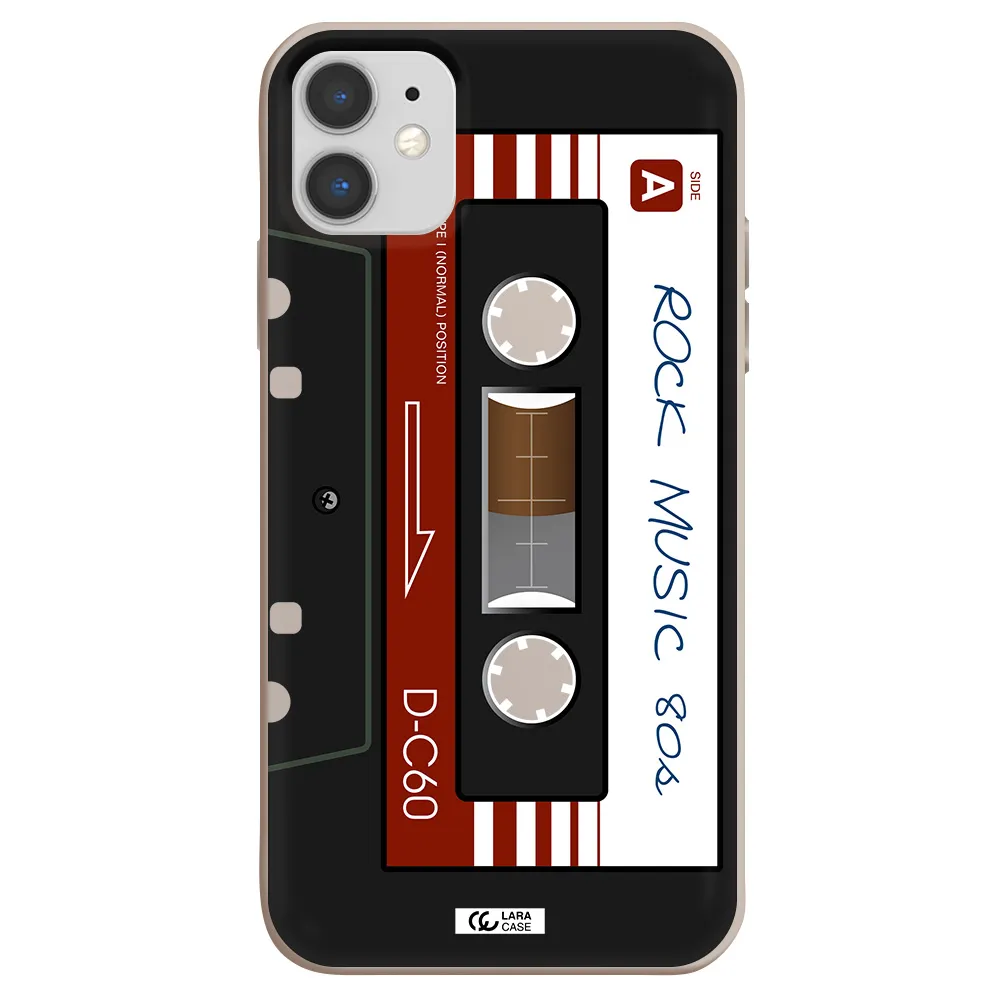 Ruck Music Cassette Apple iPhone 11 Silicone Stone Case