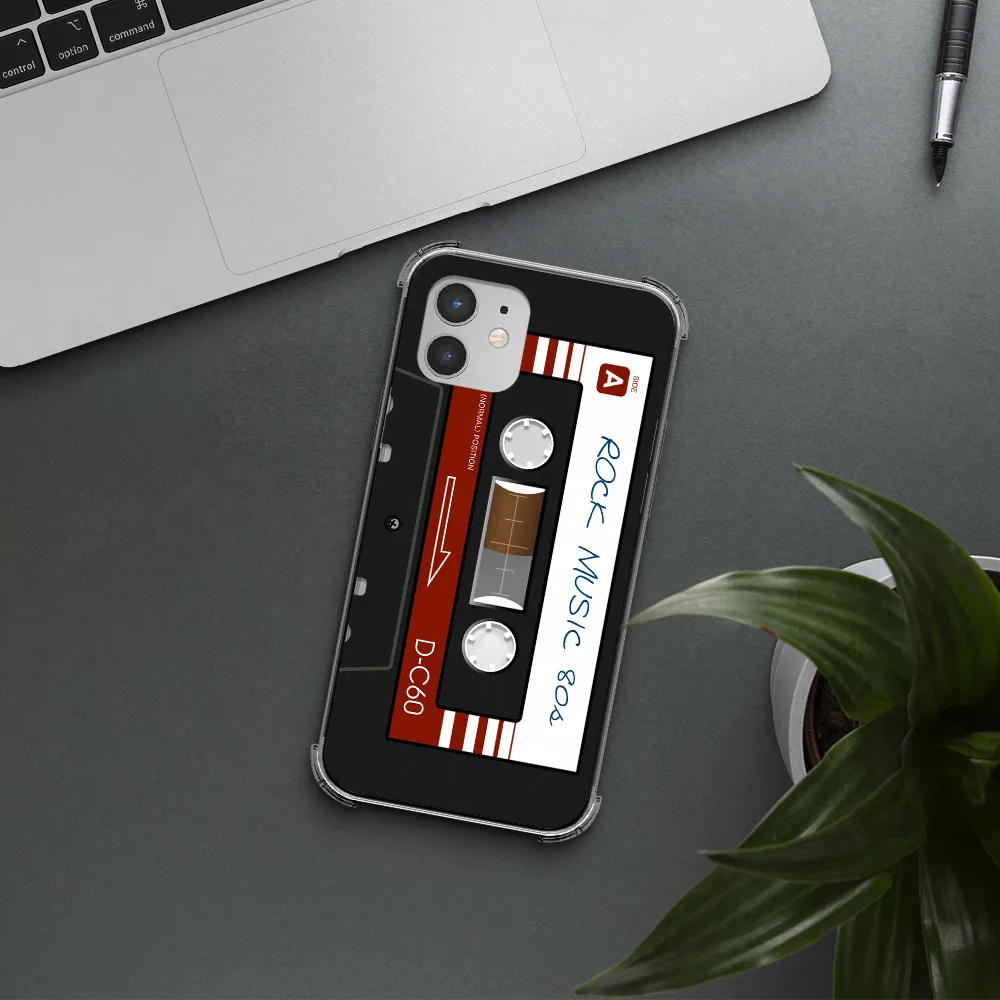 Ruck Music Cassette Apple iPhone 12 Clear PC Case