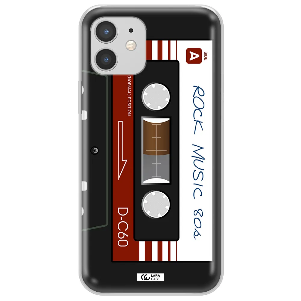 Ruck Music Cassette Apple iPhone 12 Clear TPU Case