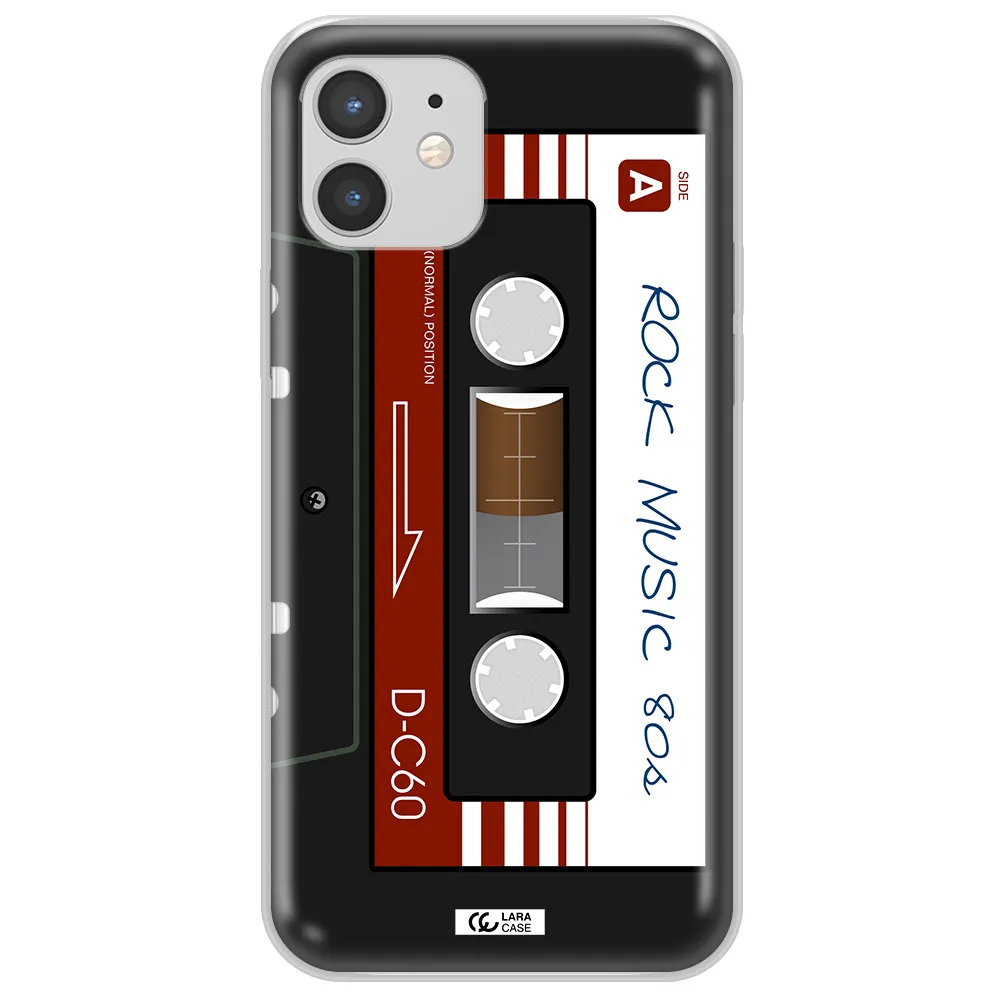 Ruck Music Cassette Apple iPhone 12 mini Clear TPU Case