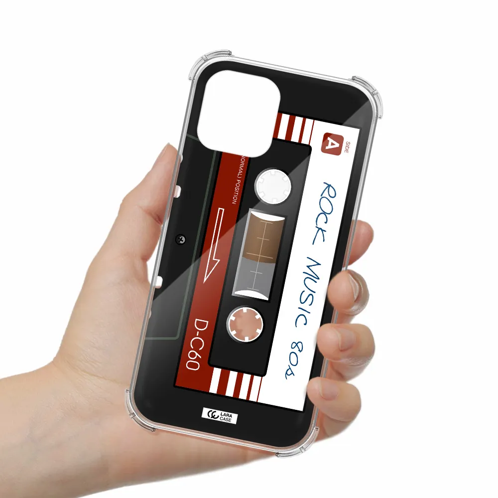 Ruck Music Cassette Apple iPhone 12 pro max Clear PC Case