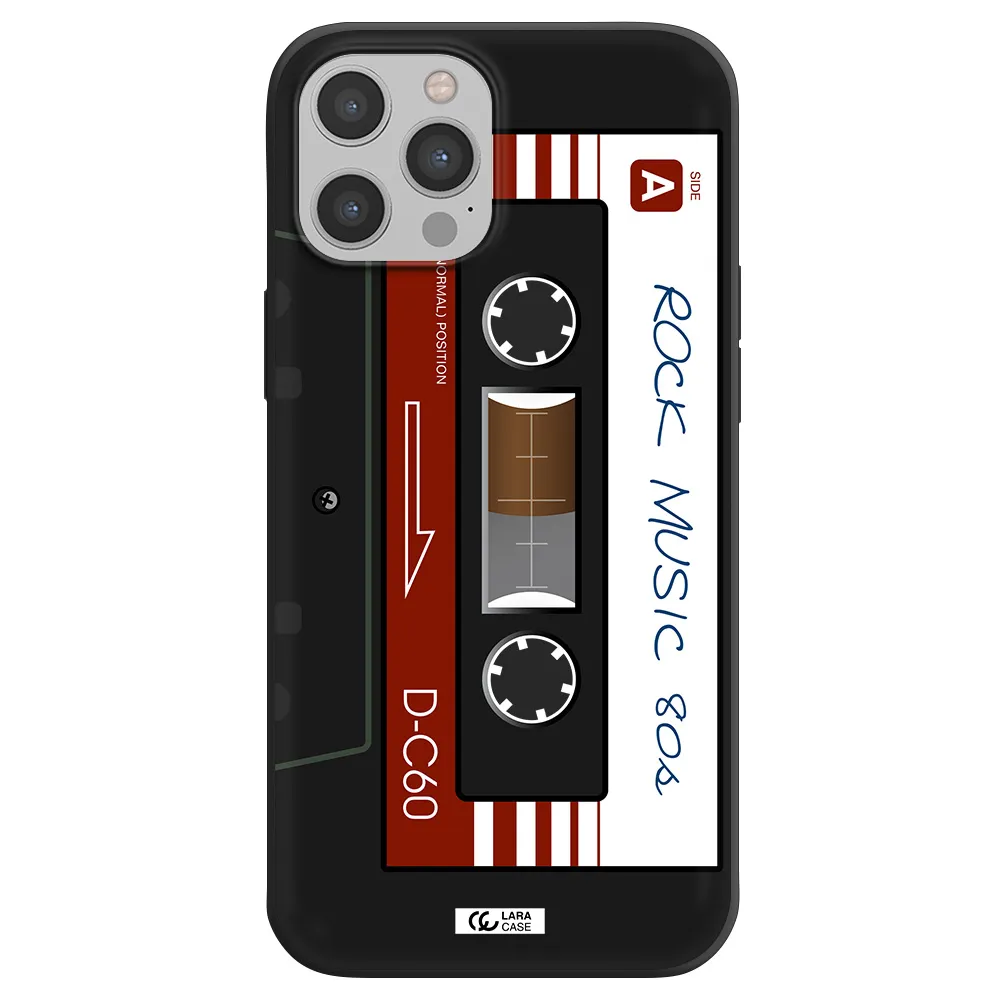 Ruck Music Cassette Apple iPhone 12 pro Silicone black Case