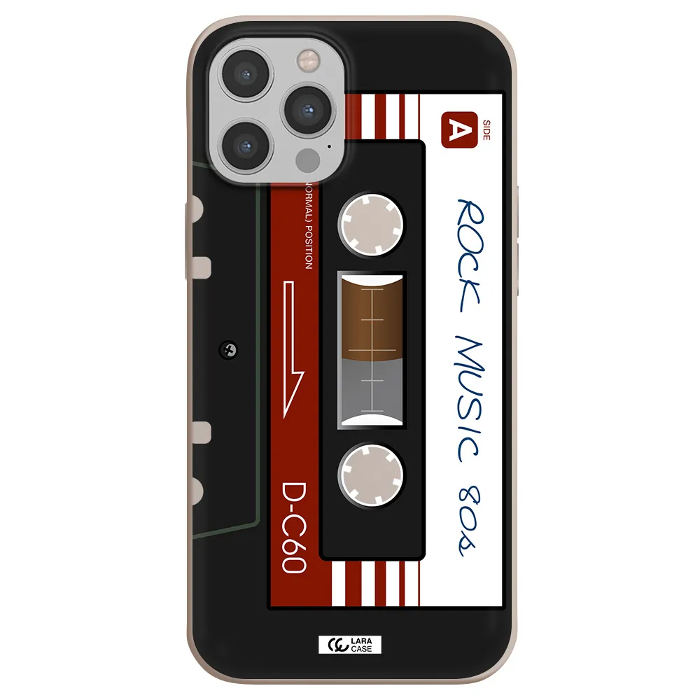 Ruck Music Cassette Apple iPhone 12 pro Silicone Stone Case