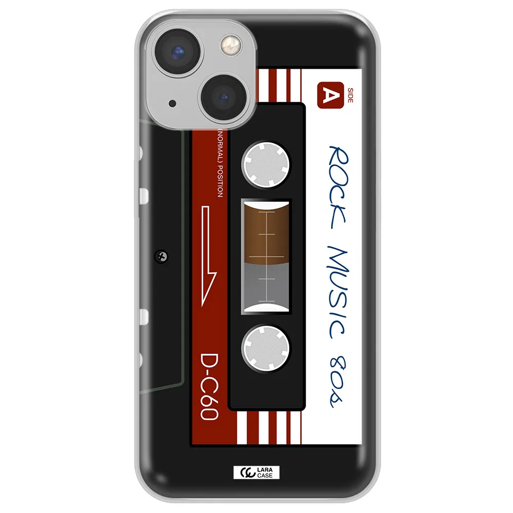 Ruck Music Cassette Apple iPhone 13 Clear TPU Case