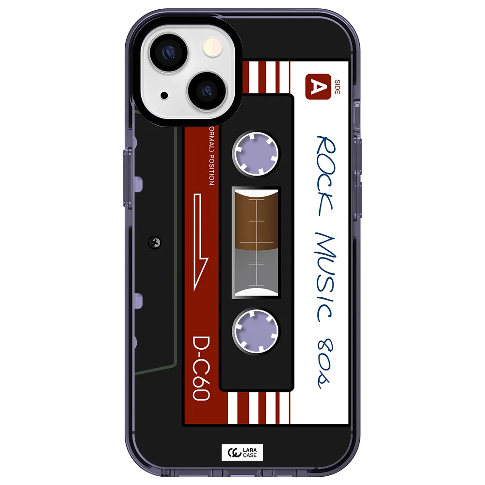 Ruck Music Cassette Apple iPhone 13 impact Lilac Case