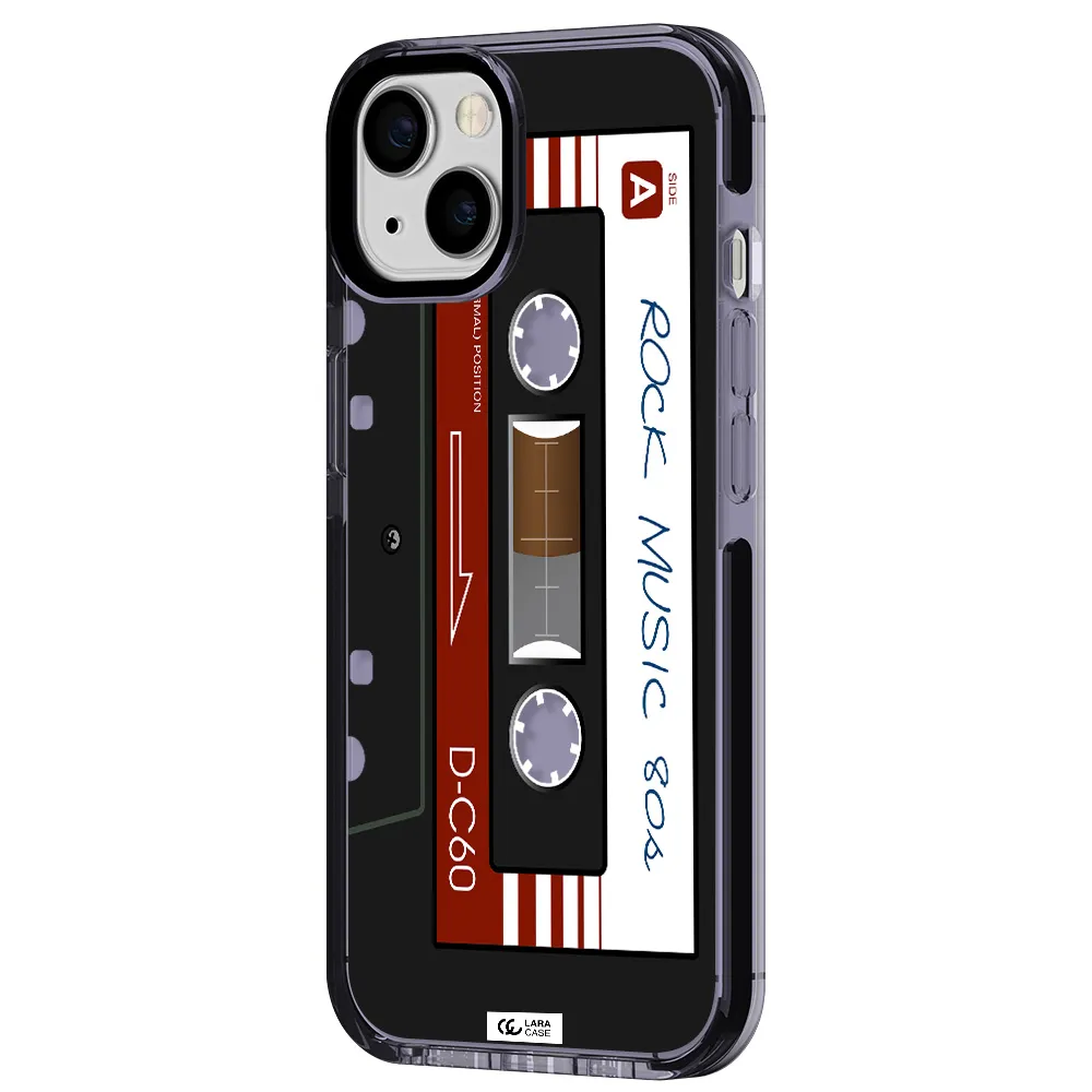 Ruck Music Cassette Apple iPhone 13 impact Lilac Case