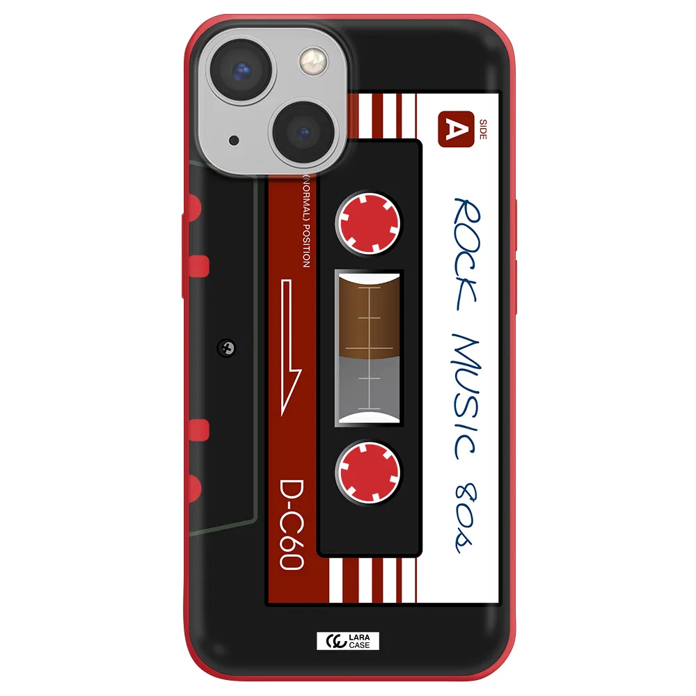 Ruck Music Cassette Apple iPhone 13 mini Silicone Imperial Red Case