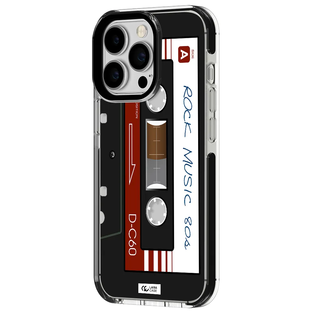 Ruck Music Cassette Apple iPhone 13 Pro impact black border Case