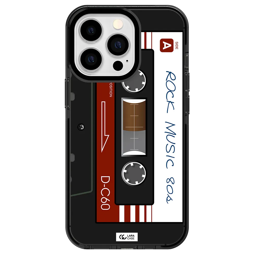 Ruck Music Cassette Apple iPhone 13 Pro impact Smoke Black Case