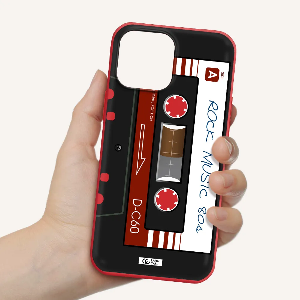 Ruck Music Cassette Apple iPhone 13 Pro Silicone Imperial Red Case