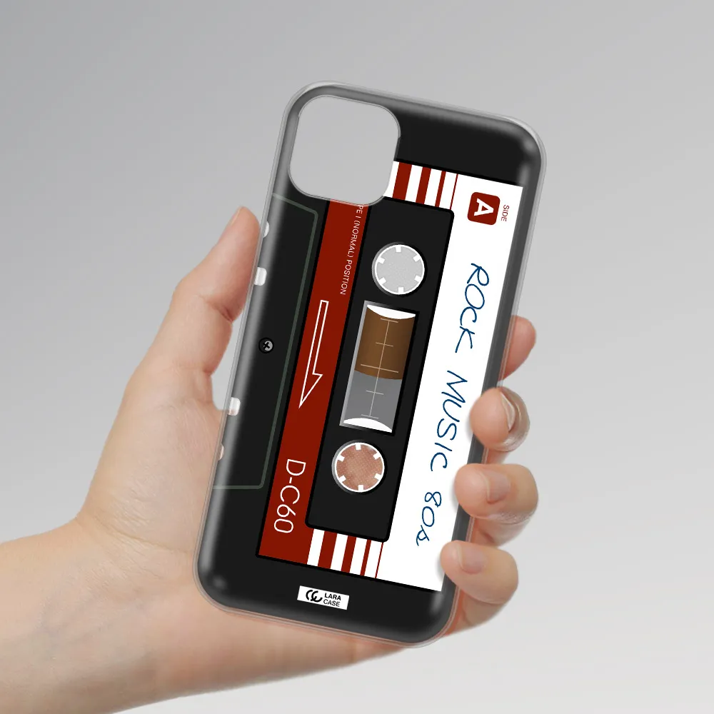Ruck Music Cassette Apple iPhone 14 Clear TPU Case