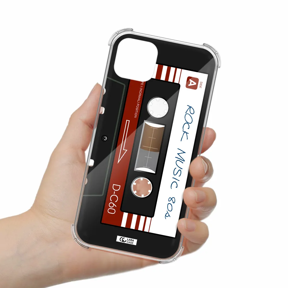 Ruck Music Cassette Apple iPhone 14 plus Clear PC Case