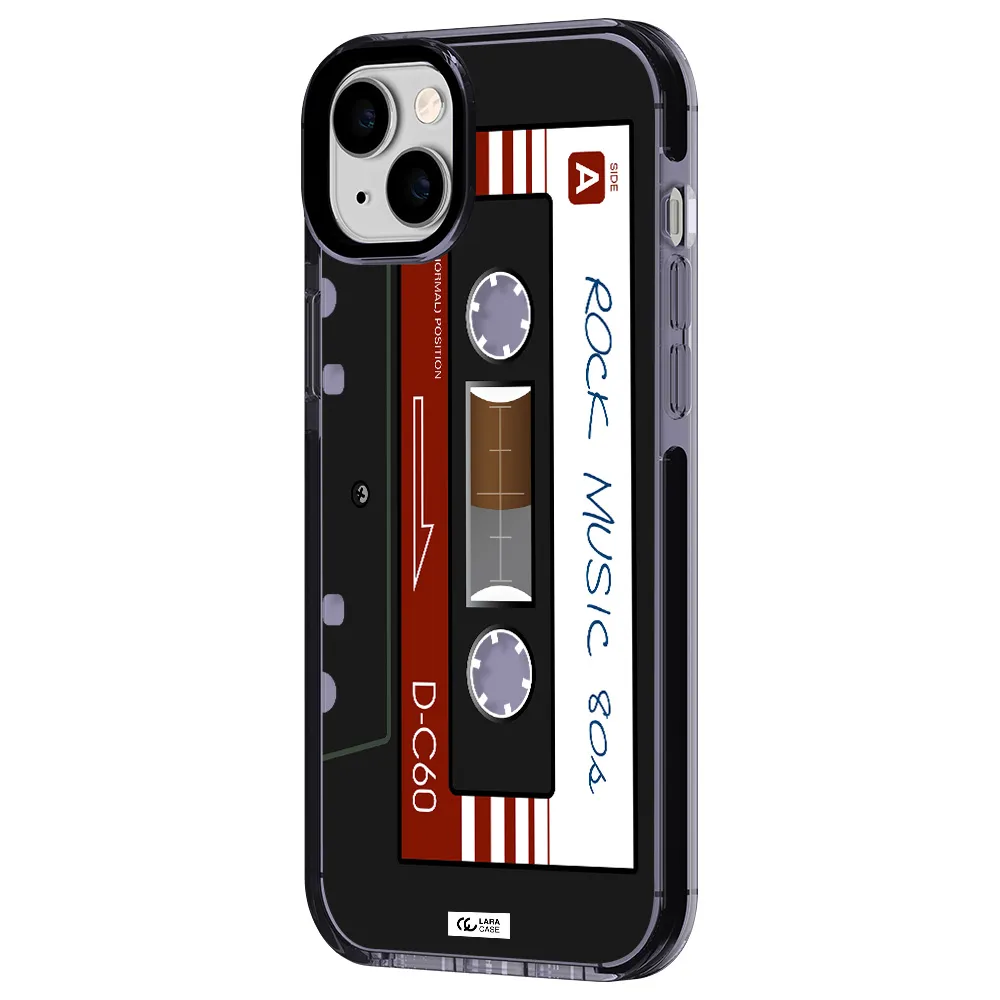 Ruck Music Cassette Apple iPhone 14 plus impact Lilac Case
