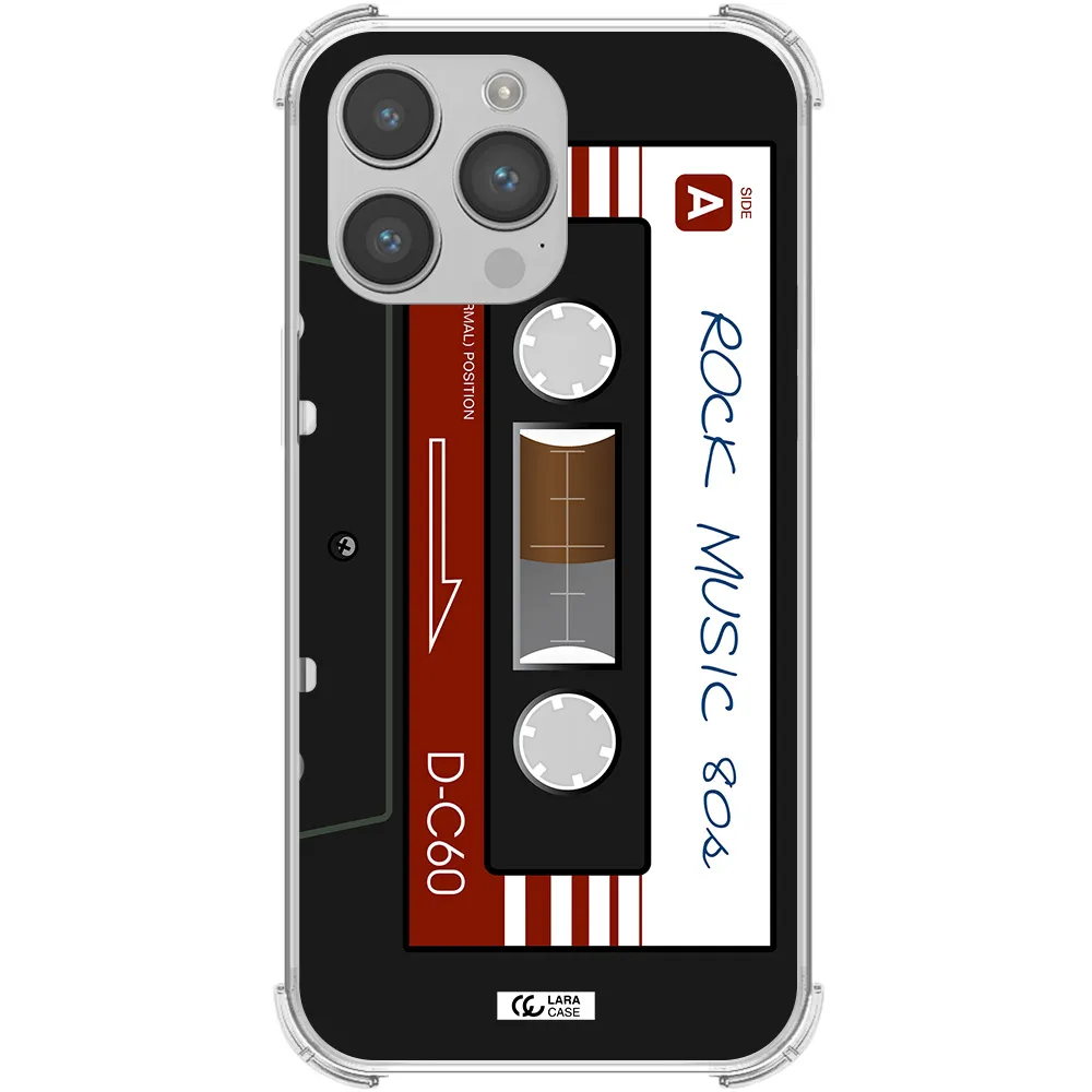 Ruck Music Cassette Apple iPhone 14 pro Clear PC Case